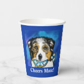 AUSTRALIAN SHEPHERD PAPPBECHER (Rückseite)