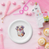 Australian Shepherd Pappteller (Party)