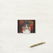 Australian Shepherd Pirate Post-it Klebezettel (Auf Schreibtisch)