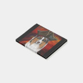 Australian Shepherd Pirate Post-it Klebezettel (angewinkelt)