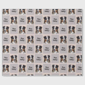 Australian Shepherd Portrait - Geschenkpapier (Flach)