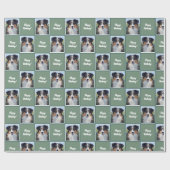 Australian Shepherd Portrait  -  Geschenkpapier (Flach)