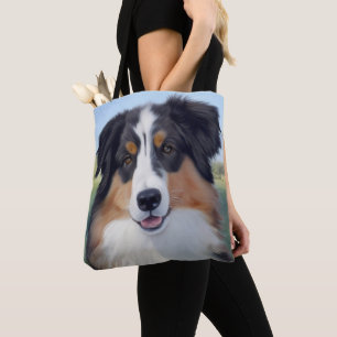 Australian Shepherd Portrait - Tasche