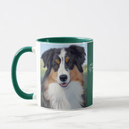 Australian Shepherd Portrait -  Tasse