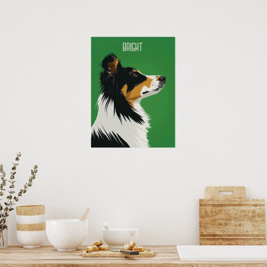 Australian Shepherd Poster (Küche)
