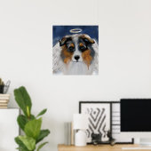 Australian Shepherd Poster (Heimbüro)