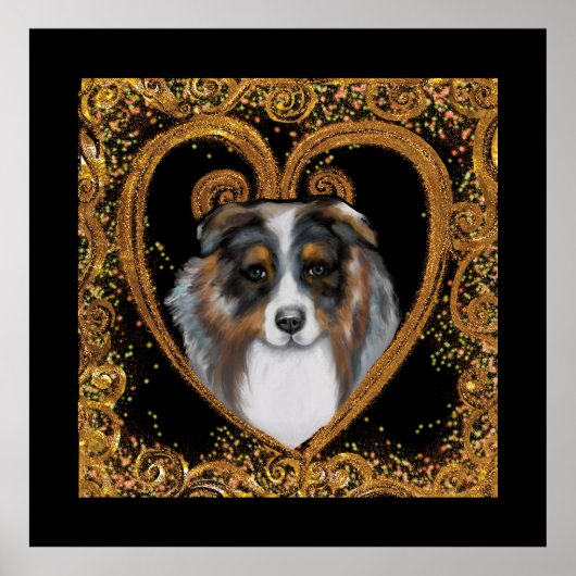 Australian Shepherd Poster (Vorne)
