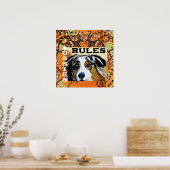 AUSTRALIAN SHEPHERD POSTER (Küche)