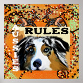 AUSTRALIAN SHEPHERD POSTER (Vorne)