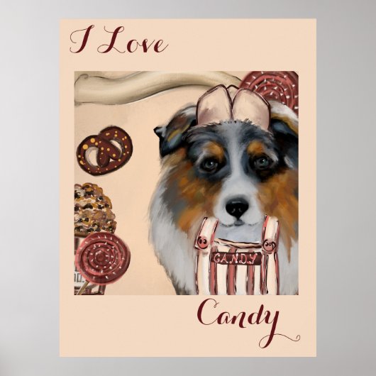 AUSTRALIAN SHEPHERD POSTER (Vorne)
