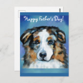 Australian Shepherd Postkarte (Vorne/Hinten)