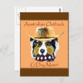 Australian Shepherd Postkarte (Vorne/Hinten)