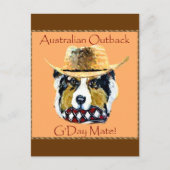 Australian Shepherd Postkarte (Vorderseite)