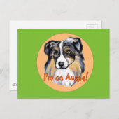 AUSTRALIAN SHEPHERD POSTKARTE (Vorne/Hinten)