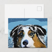 AUSTRALIAN SHEPHERD POSTKARTE (Vorne/Hinten)