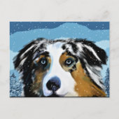 AUSTRALIAN SHEPHERD POSTKARTE (Vorderseite)