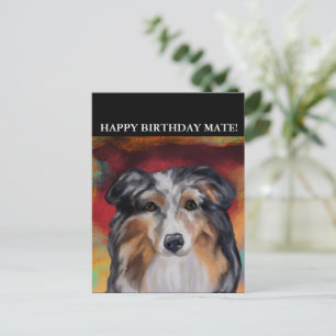 AUSTRALIAN SHEPHERD POSTKARTE