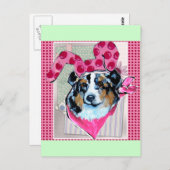 AUSTRALIAN SHEPHERD POSTKARTE (Vorne/Hinten)