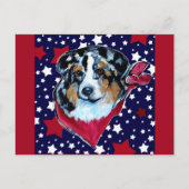 AUSTRALIAN SHEPHERD POSTKARTE (Vorderseite)