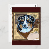 AUSTRALIAN SHEPHERD POSTKARTE (Vorne/Hinten)