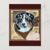 AUSTRALIAN SHEPHERD POSTKARTE (Vorderseite)