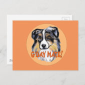 AUSTRALIAN SHEPHERD POSTKARTE (Vorne/Hinten)