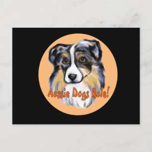 AUSTRALIAN SHEPHERD POSTKARTE