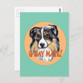 AUSTRALIAN SHEPHERD POSTKARTE (Vorne/Hinten)