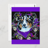 AUSTRALIAN SHEPHERD POSTKARTE (Vorne/Hinten)