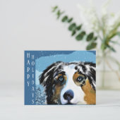 AUSTRALIAN SHEPHERD POSTKARTE (Stehend Vorderseite)