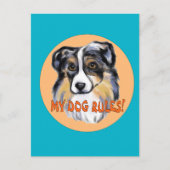 AUSTRALIAN SHEPHERD POSTKARTE (Vorderseite)