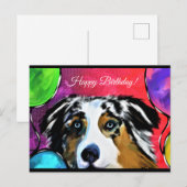 AUSTRALIAN SHEPHERD POSTKARTE (Vorne/Hinten)