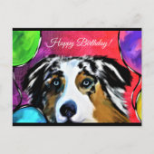 AUSTRALIAN SHEPHERD POSTKARTE (Vorderseite)