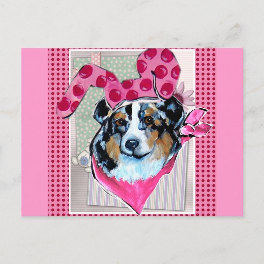 AUSTRALIAN SHEPHERD POSTKARTE (Vorderseite)