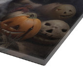Australian Shepherd Pumpkins Halloween Beängstigen Schneidebrett (Ecke)