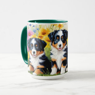 Australian Shepherd Puppy Tasse