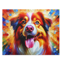 Australian Shepherd Puzzle: Roter Aussie