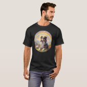 Australian Shepherd Rainbow Bridge Aussie Dog Memo T-Shirt (Vorne ganz)
