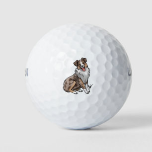 Australian Shepherd - Red Merle Golfball