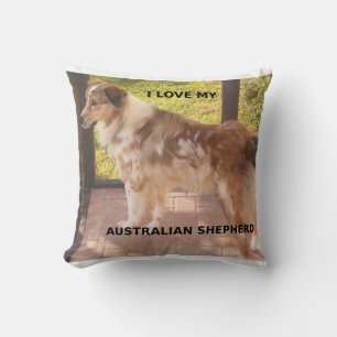 Australian_shepherd Red merle Liebe Kissen