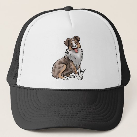 Australian Shepherd - Red Merle Truckerkappe (Vorderseite)