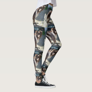 Australian Shepherd Red Tri Liebe mit Bild Leggings