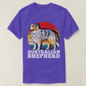 Australian Shepherd Retro T-Shirt (Design vorne)