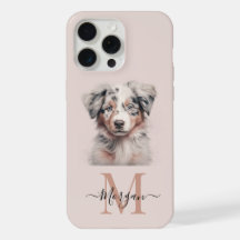 Australian Shepherd rosa iPhone 15 Pro Max Hülle