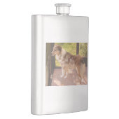 Australian_shepherd Rote Merle vollständig Flachmann (Rechts)