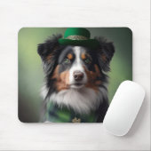Australian Shepherd Sankt Patrick Mousepad (Mit Mouse)