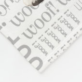 Australian Shepherd Santa Dog Weihnachten Fleecedecke (Ecke)