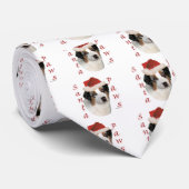 Australian Shepherd Santa Paws Krawatte (Gerollt)