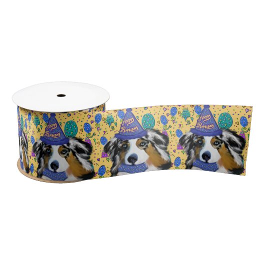 AUSTRALIAN SHEPHERD SATINBAND (Spule)