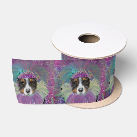 AUSTRALIAN SHEPHERD SATINBAND (Spule)
